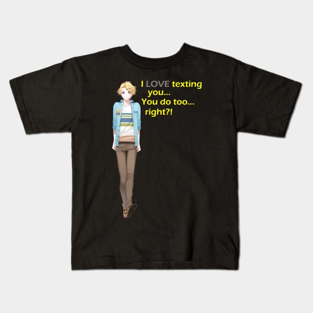 Yoosung Kids T-Shirt by LeeAnnaRose96